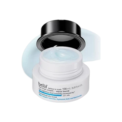 belif Aqua Bomb – Lightweight Gel Moisturizer with Niacinamide, Hyaluronic Acid & Squalane