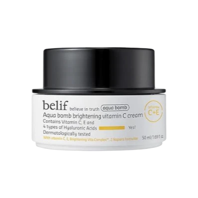 belif Aqua Bomb Vitamin C Face Cream Moisturizer