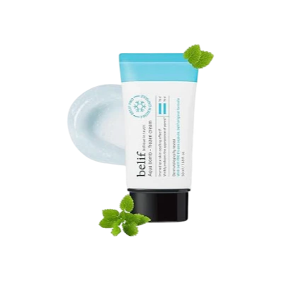 belif Aqua Bomb Frozen Gel Cream – Panthenol & Niacinamide