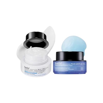 belif Deep Recovery Duo – Moisturizing Bomb & Sleeping Mask