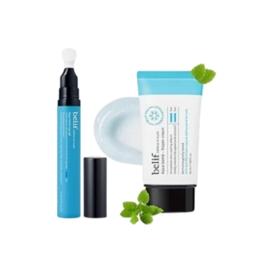 belif Aqua Bomb Instant Cooling Duo – Frozen Cream & Cooling Eye Gel