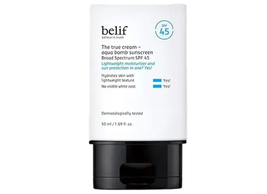 belif Aqua Bomb SPF 45 Hydrating Niacinamide