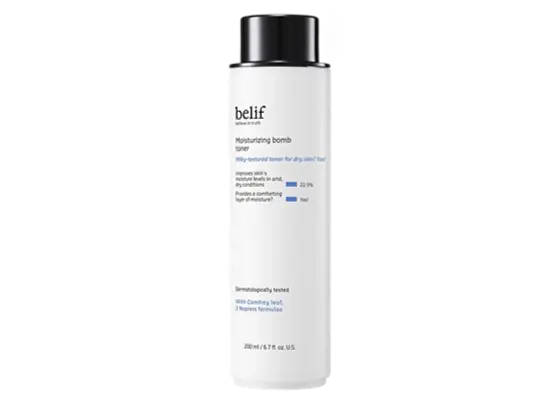 belif Milky Ceramide Toner – Strengthens Skin Barrier, Soothing & Repair Serum Essence, Ultra-Hydrating 2-in-1 Toner & Moisturizer, Korean Skincare, 5.07 Fl Oz